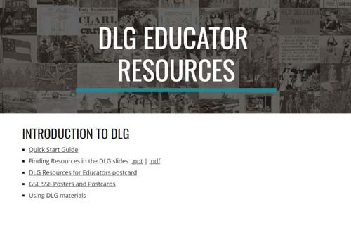 DLG and Me Story Image for DLG Educator Resources