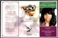 Homegoing Service for Elboney L. Adams, Thursday, July 28, 2016, 12:00 Noon, Donald Trimble Mortuary Chapel, 1876 Second Avenue, Decatur, Georgia 30032, Pastor Robert S. Welch, Officiating