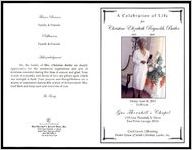 A Celebration of Life for Christine Elizabeth Reynolds Butler, 1923-2015, Friday, June 26, 2015, 11:00 a.m., Gus Thornhill's Chapel, 1315 Gus Thornhill, Jr. Drive, East Point, Georgia 30344, Cecil Level, Officiating, Pastor House of Judah Christian Center, Inc.