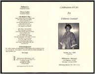 Celebration of Life for Dellerree Crandall, Tuesday, July 1, 2003, 11:00 A.M., Williamson Mortuary, 1410 Highway 138 SW, Riverdale, Georgia 30296, Officiating Minister, Rev. Gary Lewis