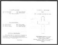 Funeral Service for Mr. James Alfred Gates, Providence Baptist Church, 61 Bisbee Avenue, Southeast, Atlanta, Georgia 30315, Saturday, April 7, 1979, 1:00 P.M., Reverend Warren G. Parsons, Pastor