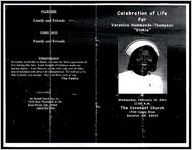 Celebration of Life for Veronica Hammonds-Thompson, "Dinkie", Wednesday, February 19, 2014, 11:00 A.M., The Covenant Church, 1700 Corey Blvd., Decatur, GA 30032