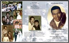 A Celebration of Life, Mr. Oliver Jones Henderson, July 24, 1946 - September 12, 2016, Monday, September 19, 2016, 10:00 A.M., Grace United Methodist Church, 3145 Washington Street, Covington, Georgia 30014, Reverend George P. Lanier, Senior Pastor, Eulogist