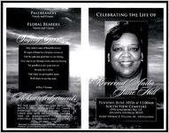 Celebrating the Life of Reverend Anita June Hill, Tuesday, June 10th at 11:00 AM, South View Cemetery, 1990 Jonesboro Rd. S.E.,, Atlanta, Georgia 30315, Elder Thomas A. Pulliam, Sr., Officiating