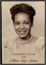 Celebration of Life for Mamie "Sexy" Jackson