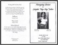 Homegoing Services for Latepha "Nay-Nay" Julian, The Sun Rose: January 6, 1993 - The Sun Set: March 30, 2015, Saturday, April 10, 2015, 1:00 PM, Mount Patmos Baptist Church, 2207 Candler Road, Decatur, Georgia 30032