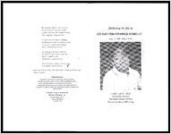 Celebration the Life of Julian Christopher Morgan, June 11, 1998-July 5, 2010, 11 AM- July 9, 2010, Graveside Services, Hillendale Memorial Park, Pastor Paul Reed Officiating