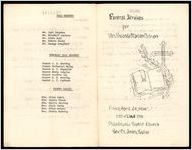 Funeral Services for Mrs. Amanda Marion Nelson, Friday, April 24, 1964, 1:00 o'Clock P.M., Philadelphia Baptist Church, Rev. P.L. Jones, Pastor