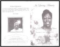 In Loving Memory, Mrs. Bernita Brooks Oliver, December 13, 1968 - october 14, 2016, Saturday, October 22, 2016 Two O'clock P.M., Kingdom Hall of Jehovah's Winesses 2914 Fairview Road, Covington, Georgia 30016, Brother Melvin King, Speaker