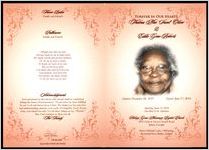 Forever in Our Hearts, Thelma Mae "Snoot" Oliver, Sunrise: December 24, 1935 - Sunset: June 17, 2014, Saturday, June 21, 2014, One-thirty in the Afternoon, Hickory Grove Missionary Baptist Church 4933 Hickory Grove Church Road, Sparta, Georgia, Pastor Michael Curry, Officiating, Reverend Steve Banks, Eulogist