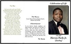 Celebration of Life, Harvey Parks Jr. "Junebug", 1965-2009