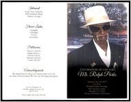 Celebration of Life for Mr. Ralph Parks, Saturday, June 20, 2015, 1:00 P.M., Donald Trimble Mortuary, 1876 Second Avenue, Decatur, GA 30032, Reverend Whitlock, Officiating