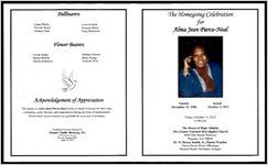 The Homegoing Celebratio for Alma Jean Pierce-Neal, Sunrise December 13, 1960- Sunset October 3, 2013, Friday, October 11, 2013, 11:00 a.m., The House of Hope Atlanta, The Greater Travelers Rest Baptist Church, 4650 Flat Shoals Parkway, Decatur, GA 30034, Dr. E. Dewey Smith, Jr., Pastor/Teacher, Pastor Devon Ward, Officiating, Minister Randy Davenport, Eulogist