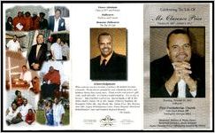 Celebrating the Life of Mr. Clarence Price, February 25, 1957 - October 4, 2013, Sunday, October 13, 2013 3:00 p.m., First Presbyterian Church 1169 Clark Street, SW, Covington, Georgia 30014, Reverend William B. Wade, Pastor, Reverend Horace A. Head, Eulogist, Pastor Timothy Price, Officiating Assisted By Others