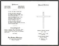 Funeral Services, Edward Kimmons Weaver, 1913-1984, Monday, June 4, 1984, 1:00pm, Lincoln Cemetary Chapel, Atlanta, Georgia, Dr. William V. Guy, Officiating