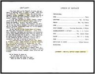 [Funeral program for Lawson Withers]