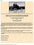 Savannah Biographies