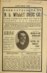 Seed catalogue : January 1905