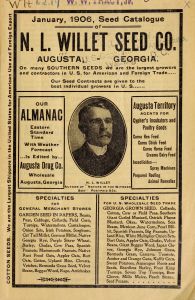 Seed catalogue of N.L. Willet Drug Co