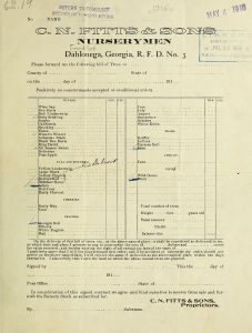 [Fruit price list] / C. N. Fitts and Sons.