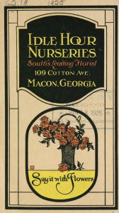 Price list in effect from October, 1924 to October, 1925 / Idle Hour Nurseries.
