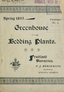 Greenhouse and bedding plants : spring 1895, catalogue no. 2