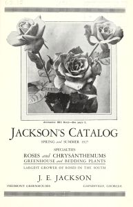 Jackson's catalog : spring and summer 1927 / J. E. Jackson ; Piedmont Greenhouses.