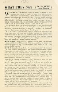 What they say / by J.B. Wight.