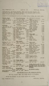 List no. 12 / H.M. Franklin & Co.