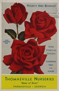 Hjort's 1941 booklet : roses, camellias, azaleas, flowering trees and shrubs / Thomasville Nurseries, "home of roses".