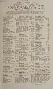 Please refer to wholesale list no. 23 / H.M. Franklin & Co.