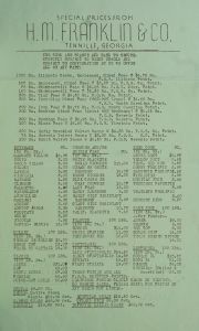 Special prices from H. M. Franklin & Co. / H.M. Franklin & Co.