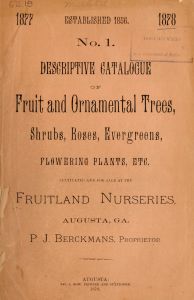 Descriptive catalogue of fruit & ornamental trees