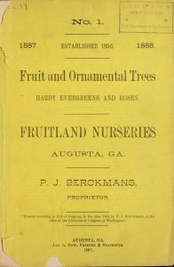 Fruit and ornamental trees, hardy evergreens and roses