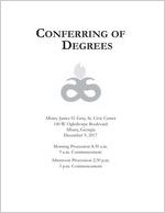 Fall 2017 Commencement