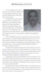Researcher of the Year, 2004