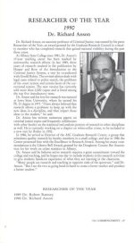 Researcher of the Year, 1990