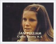 Photograph of Jan Pulliam, student at Clarke County High School, Athens, Georgia, circa 1975