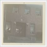 Photograph of the entrance to a building in Athens, Athens, Georgia, 1969 May
