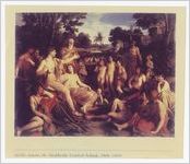 Photograph of painting of Apollo Among the Shepherds from Athens Regional Library, Athens, Georgia