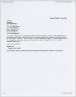 Gospel Pilgrim Cemetery Form of Contact Info for David Berle
