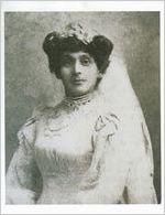 Photograph of a woman in a wedding dress