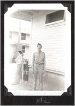 Photograph of soldier at Camp Wheeler during WWII, Georgia, 1941