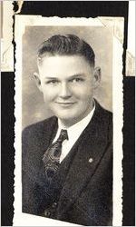 Photograph of graduate Ralph White, Minot, North Dakota, 1937