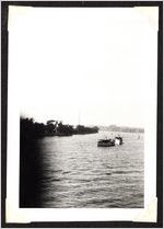 Photograph of boats in tidal basin in Washington, D.C., circa 1941