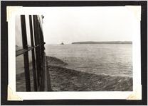 Photograph of view from ferry in tidal basin in Washington, D.C., circa 1941