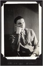 Photograph of Mylo Lindgren at Camp Crowder, Missouri, 1945