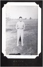 Photograph of Lt. Bruce Arnold, Camp Crowder, Missouri, 1945