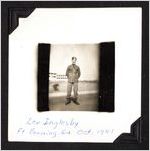 Photograph of WWII soldier Leo Inglesby, Fort Benning, Georgia, 1941 October