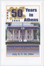 Pamphlet for Navy Supply Corps School 50th anniversary, Athens, Georgia, 2004 July